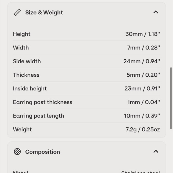 Hey Harper Gold Crocodile Hoop Earrings - Picture 3 of 3